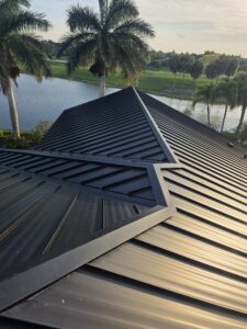 Projects professional metal roof installation